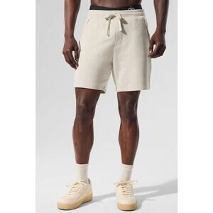 Alo Men's Chill Shorts in Bone Gym Running Athletic Small